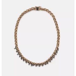 COMBINED JEWELED LINK NECKLACE
